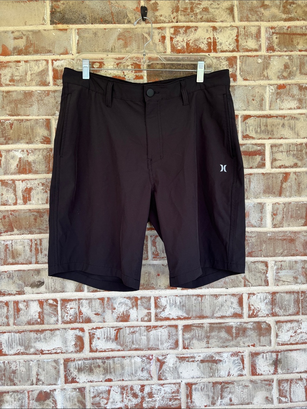Hurley Men's All Day Hybrid Walk Shorts in black